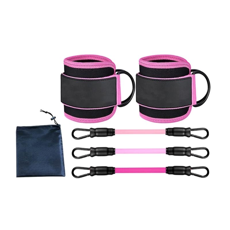 Оборудование для тренировки ягодиц с регулируемым ремнем на щиколотке Ремешки на щиколотке Эспандеры для упражнений на ягодицы Эспандеры на щиколотке с манжетами