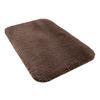 Bathroom Floor Mat Absorbent Plush Floor Rug Solid Color Machine Washable Anti-Slip Door Mat for Bathroom Bedroom Entryway