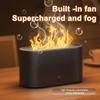 New Flame Air Humidifier Aroma Diffuser 160mL Ultrasonic Cool Mist Maker Fogger Led Essential Oil Simulation Flame Lamp Difusor
