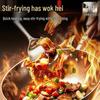 KOBACH 30cm Uncoated Forged Hammered Iron Wok