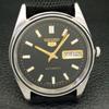 Б/У винтажные мужские часы SEIKO 5 AUTOMATIC 6119C из Японии с черным циферблатом a433861-2 R119-a433861