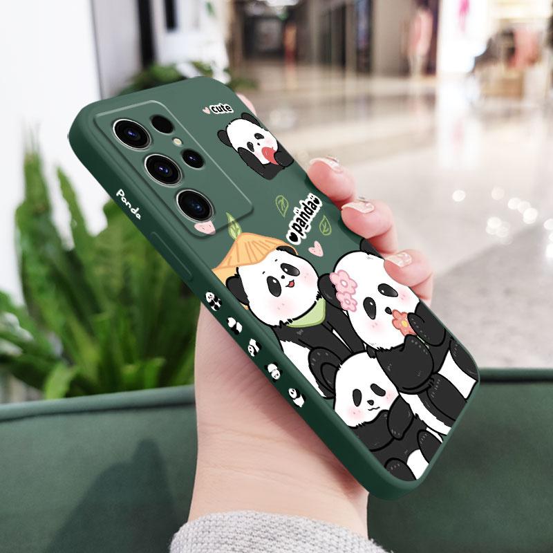 Чехол для телефона Panda House для Samsung Galaxy S24 S23 S22 S21 S20 S10 S10E Ultra Plus FE Note 20 Ultra 10 Plus