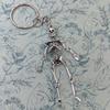 Gothic Skeleton Keychain - Halloween Metal Skeleton Keychain, Party Gifts and Gifts