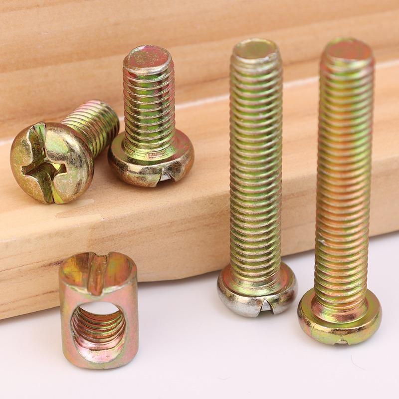 5 шт. винтовых крепежей M8, аксессуары для модификации автомобиля, универсальный набор гаек с плоской головкой из никелированной стали, крепежные аксессуары