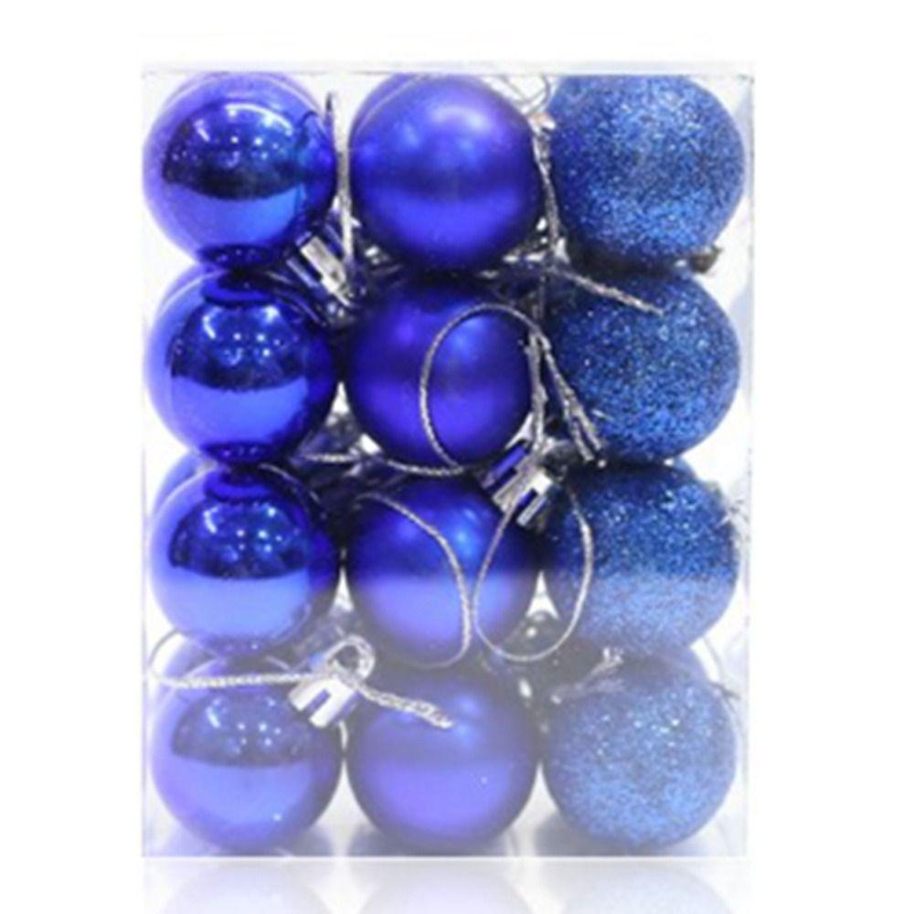 24 шт./компл. небьющиеся рождественские висячие шары блестящие елочные шары для Хэллоуина