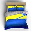 Yellow, blue, geometric design. Bedding sets Duvet cover sets Duvet covers Pillowcases(1 * Duvet Cover 2 * Pillowcases, without duvet insert)