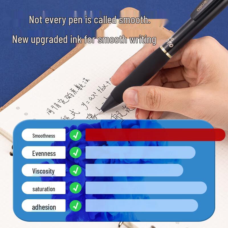 Deli S60 Pro Upgraded Retractable Gel Pen
