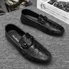 Корейские мужские универсальные дышащие повседневные мокасины - модные лоферы в британском стиле без застежек
