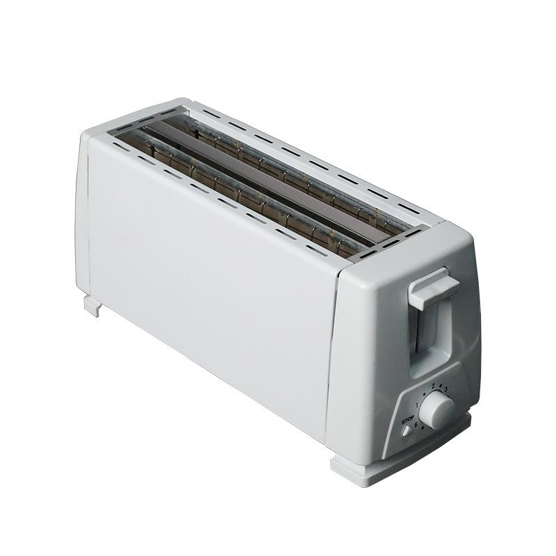 4 Slice Toaster, White Multifunction Breakfast Machine, Home Breakfast Machine Toaster, Sandwich Toaster
