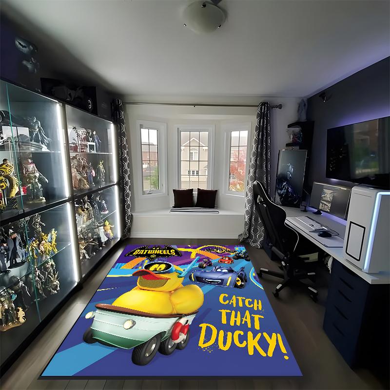 Batwheels Printed Carpet, Rug for Office Chair Living Room Bedroom Kitchen Room Decor Gifts.