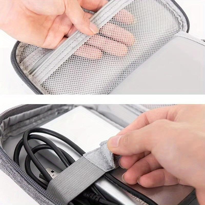 Cable Storage Bag Waterproof Digital Electronic Organizer Portable USB Data Line Charger Plug Storage Bag Travel Cable Organizer