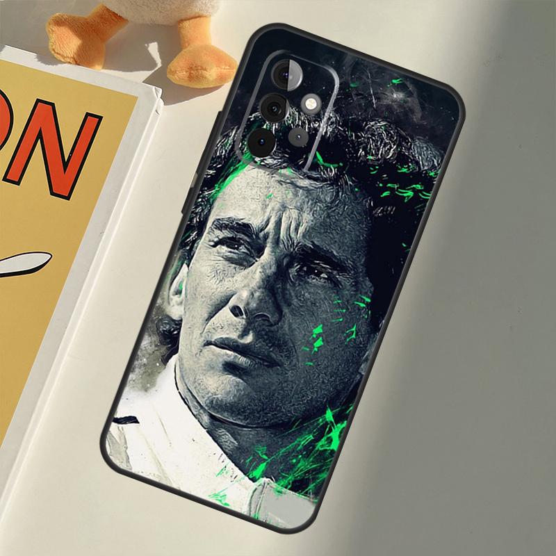 Чехол Ayrton Senna F1 для Samsung Galaxy A33 A36 A56 A26 A16 A15 A55 A53 A35 A22 A32 A52 A54 A34 A14 A05 A06