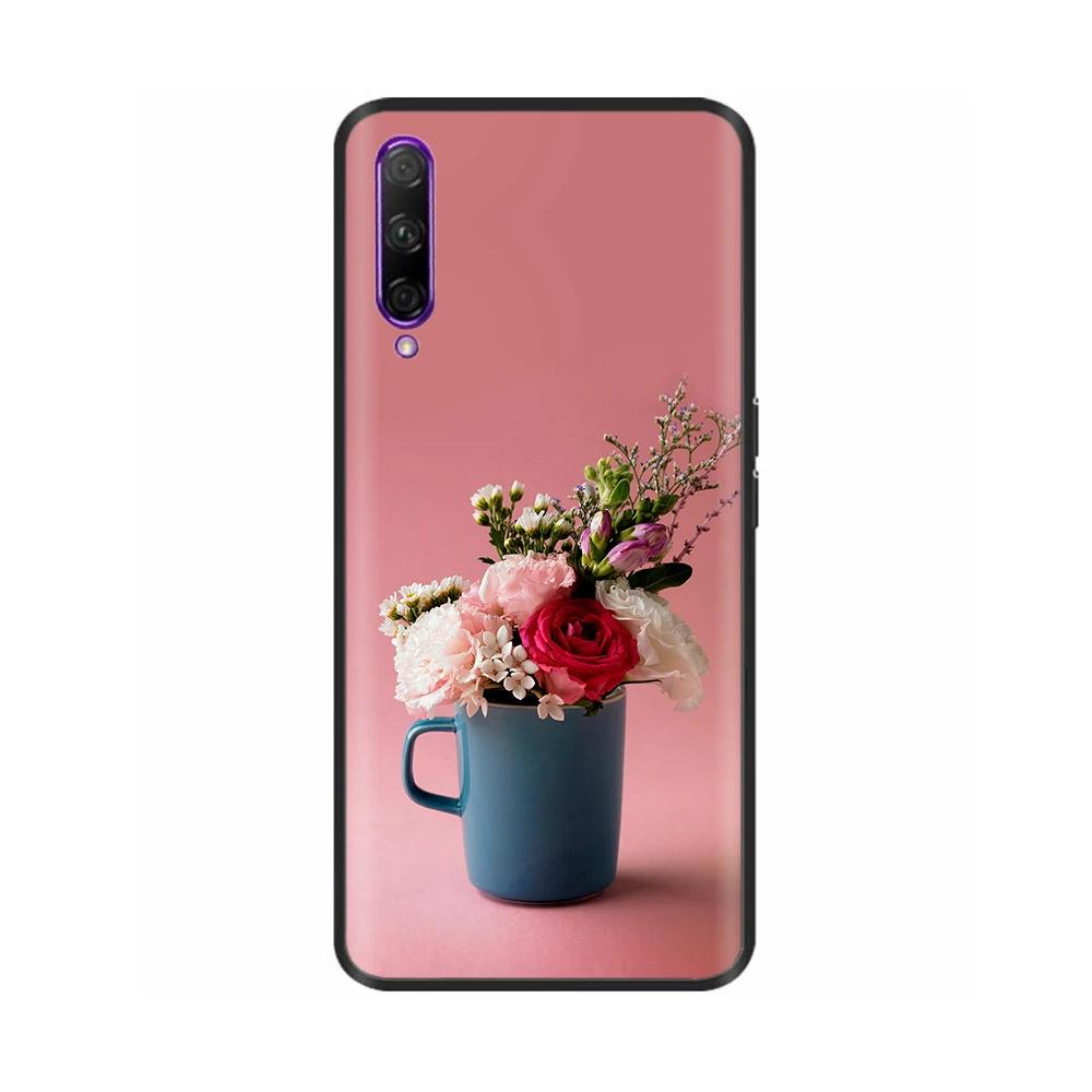 Черный силиконовый чехол для Huawei P Smart Pro Чехол Милый мягкий чехол для Huawei P Smart Pro Fundas PSmart Pro Защитная оболочка Capas