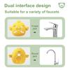 1/2Pcs Faucet Extender for Kids Safe Anti-Slip Design Splash-Proof Cartoon Shape Hand Washing Extension for Bathroom Sink Kitchen