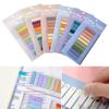 3pack Novelty Memo Pad Tabs Semi-Transparent Markers Index Tab Strip  Stationery Office Supplies