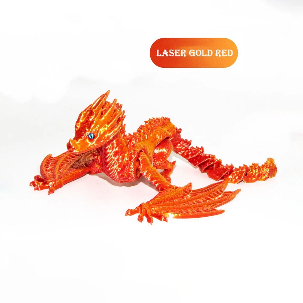 Креативные игрушки 3D-печатный дракон, суставы по всему телу, предметы интерьера и декора, украшения и ослепительные цвета, подарки на день рождения