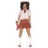 Fiestas Guirca Womens/Ladies Zombie School Girl Costume Set