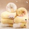 Yellow Duck Socks Children's Mid Tube Autumn and Winter Cute Imitation Mink Velvet Long Socks Home Floor Postpartum Sleep Socks