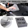 7PACK Car Engine Bay Details Cleaning Kit, Soft-Bristled Engine Surface Brush,Long&Slim Bendable Brush, Edgeless Drying Towel,Finger Microfiber