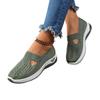 Fashion Shoes Female 2024 Slip On Women's Vulcanize Shoes Autumn Breathable Mesh Solid Casual Flat Walking Shoes Zapatillas De Mujer