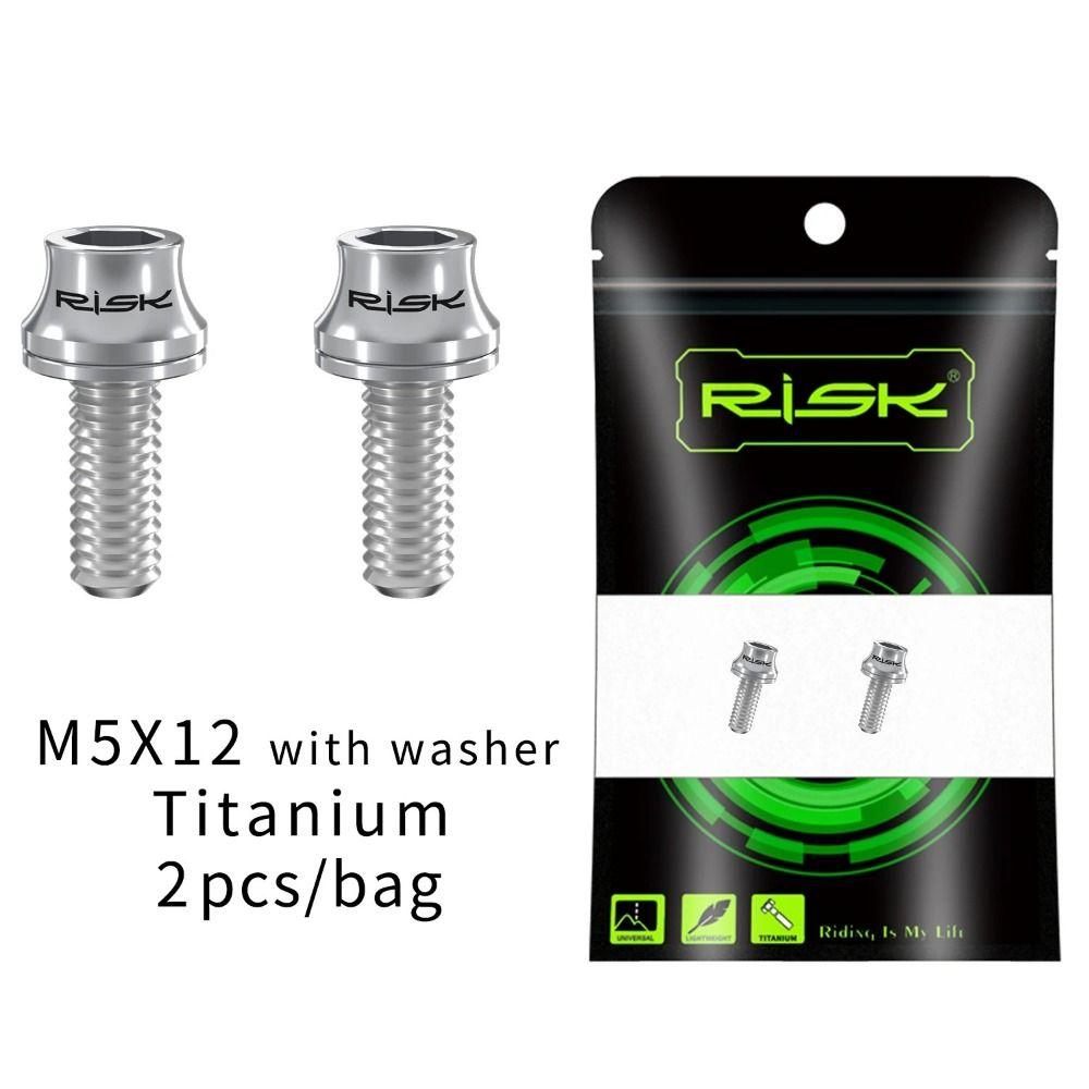 2pcs Fixing Bolts Bicycle Water Bottle Cage Bolts Bicycle Water Bottle Fixed Screws MTB