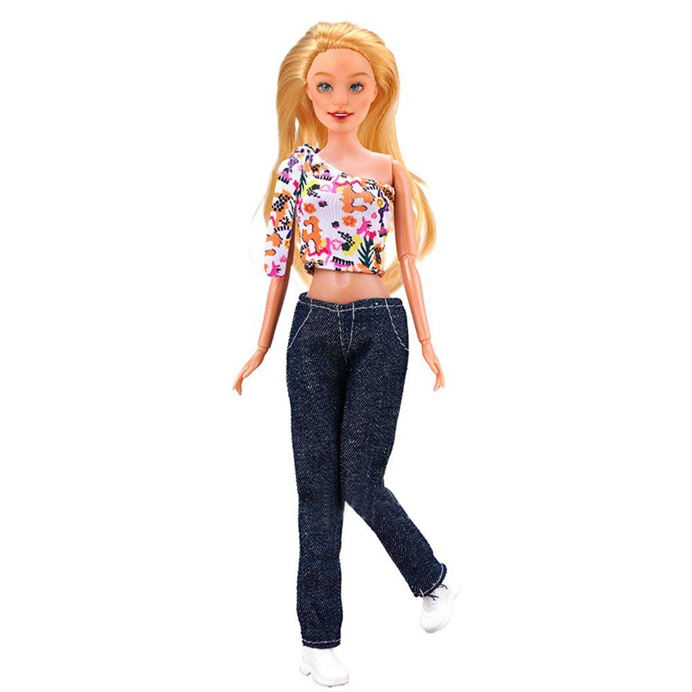 Одежда ручной работы Футболка Юбка Повседневная одежда Платье для куклы Свитер Джинсы Брюки Кукла 1/6 и кукла 29~32 см