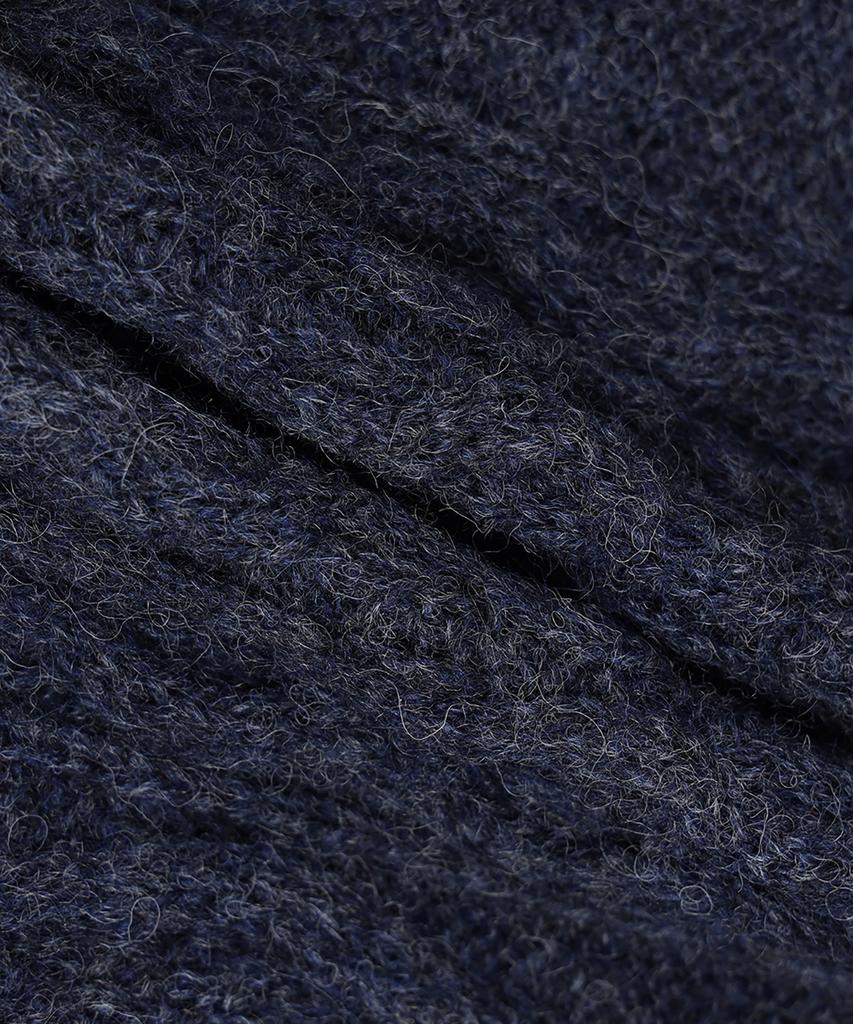 Brooks Brothers Aran Cable Cardigan (Blue) (Bbwcmf4510Mew)