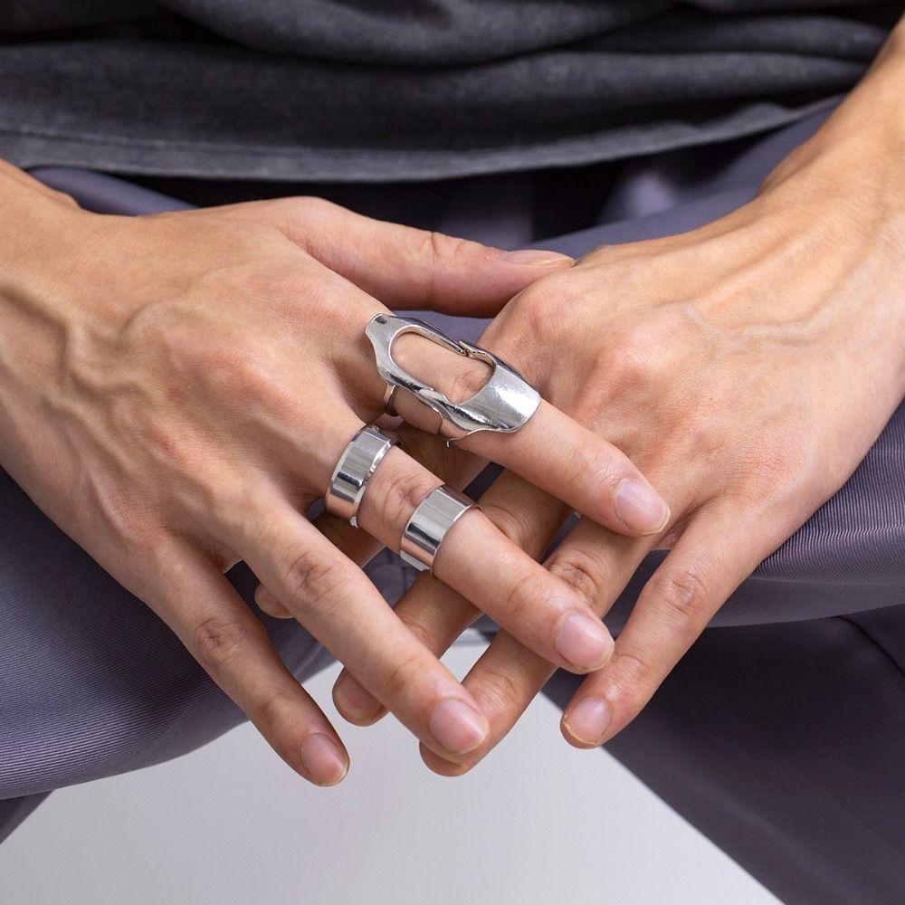 Cosplay Accessories Zinc Zinc Alloy Korean Style Rings Knuckle Rings Armor Joint Rings Female Finger Rings