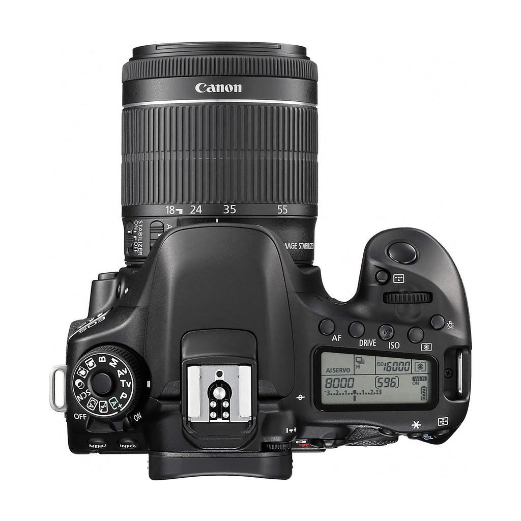 Canon Цифровая зеркальная фотокамера EOS 80D + зум-объектив EF-S 18-55 мм f/3.5-5.6 IS STM