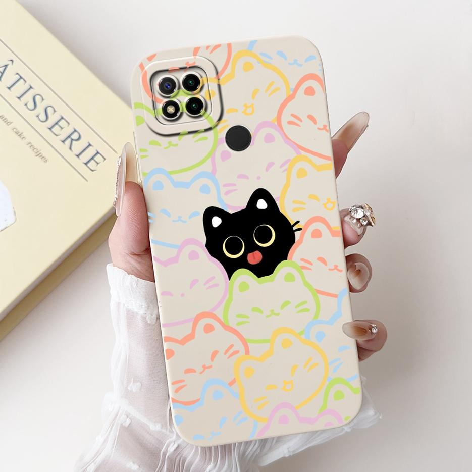 Чехол для Xiaomi Redmi 9C Милый Чехол-Мультяшный Панда Ударопрочный Мягкий ТПУ Чехол для Телефона Для Xiaomi Redmi 9C NFC Redmi9C Задняя Крышка Сумки