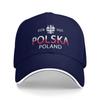Польский орел Polska Солнце Бейсболка Летняя Пара Женщины Дизайн Тракер Кепка Дышащая y2k Смешная Охота Туризм Бейсболки
