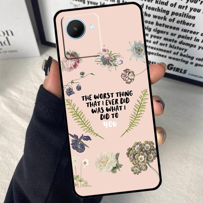 Текст песни All Too Well для чехла Realme C75 C55 C71 C61 C53 C33 C63 C51 C65 C67 11 12 13 14 15 Pro Plus GT6 GT7 Pro