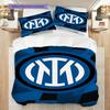 Inter Milan Legacy: Blue Passion Bedding (1 * duvet cover + 2 * pillowcase, without core) Soft and comfortable Christmas birthday gift