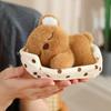 Милая мультяшная собака, кошка, лиса, медведь, белый кролик и свинья Плюшевая игрушка Кошачья кукла, лежащая в гнезде Милые игрушки для девочки Забавные украшения