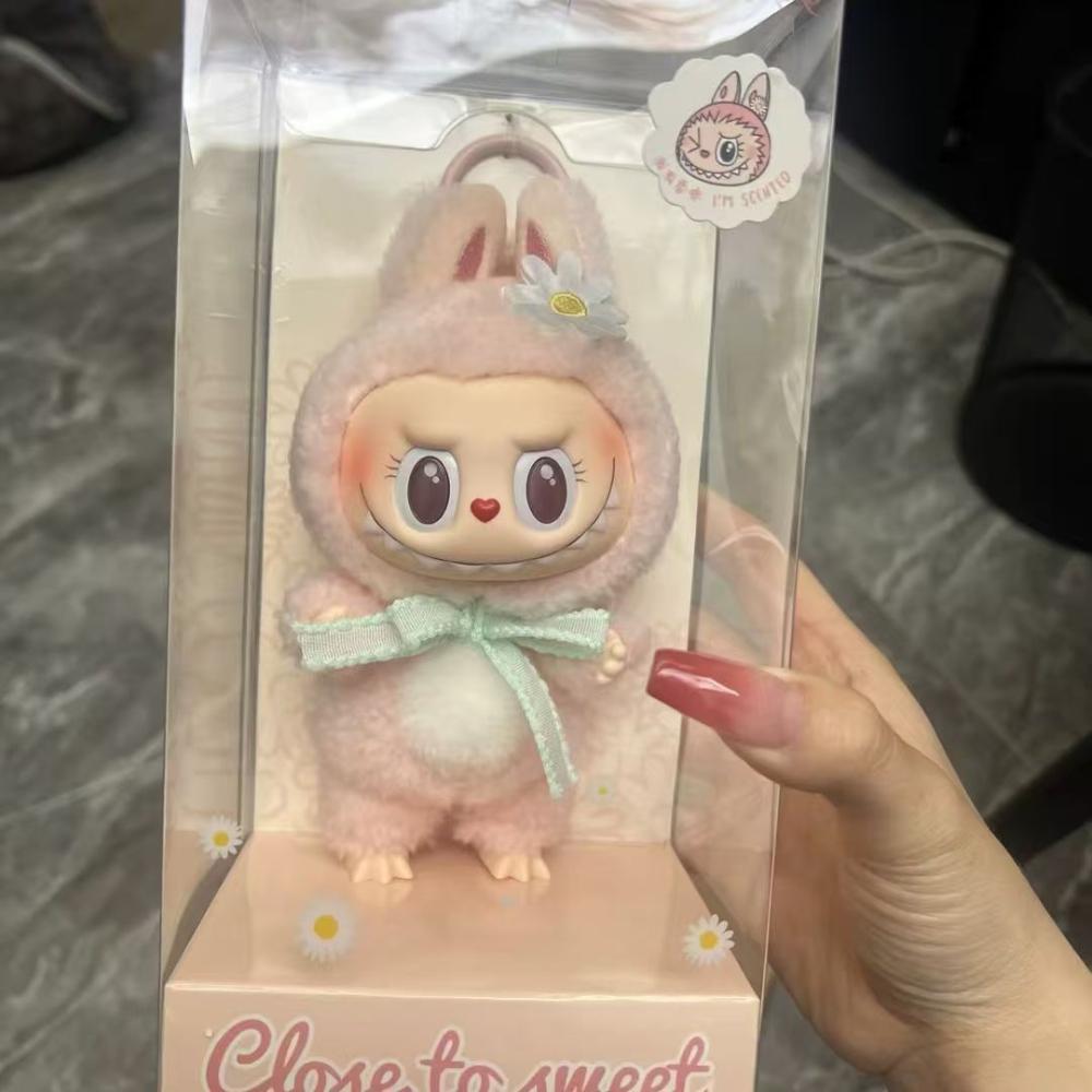 Cute Sweet MOKOKO Key Rings Trendy Cool Popular Market Sweetheart Sister Plush Doll Pendant Soft Vinyl Key Chains for Handbag Backpack and Schoolbag