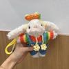 Girlish Heart Lop-Eared Rabbit Plush Pendant: Cute Cartoon Top Hat Keychain & Bag Charm