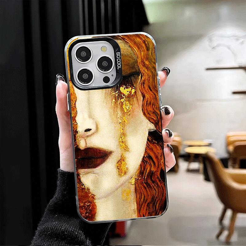 Поцелуй Густава Климта Ударопрочный чехол для телефона для iPhone 17 Air 16 16E 15 Pro Max 14 Plus 13 Mini 12 Задняя крышка Защита от падения Funda