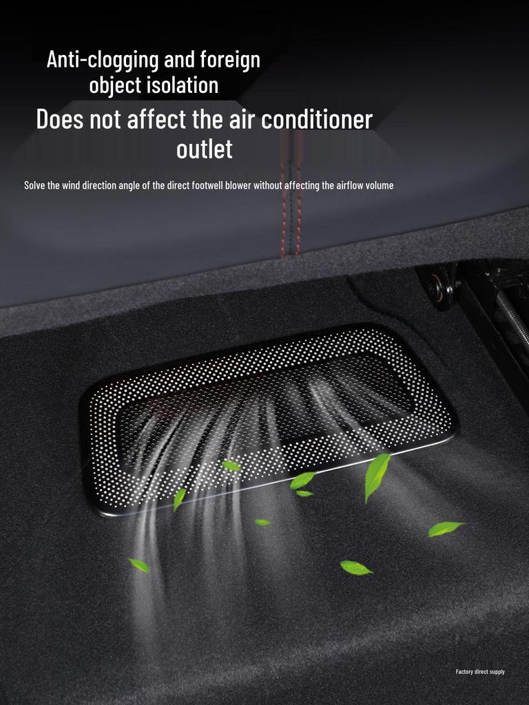 Xiaomi SU7/YU7 Under-Seat Air Vent Dustproof Net & Anti-Clog Cover for Car Interiors
