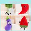 Vegetable Broccoli Peppers Eggplant Watermelon Plush Toy Stuffed Doll Gift Kids