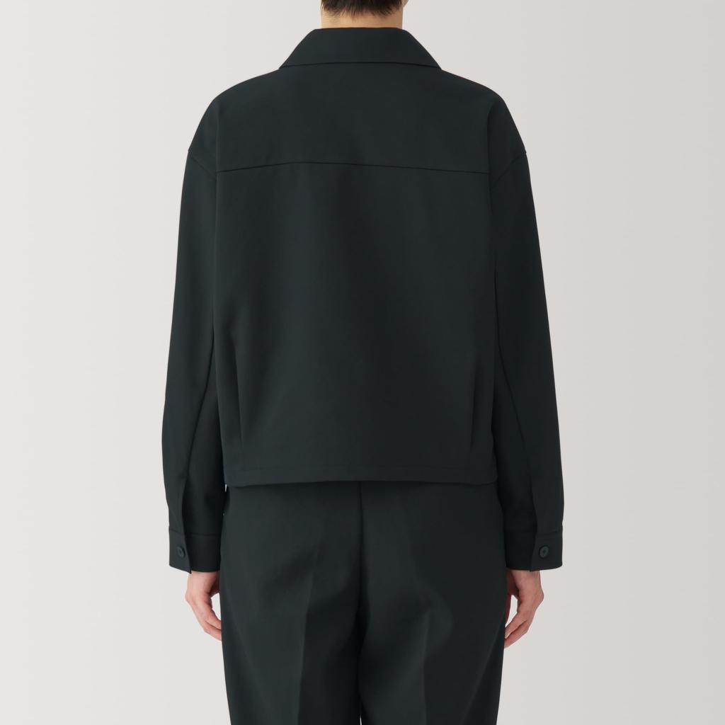 MUJI Size L Women's Water-Repellent Jacket, BD0YRA4A, Black,