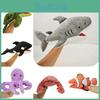 New Ocean Animal Plush Puppet Toy For Toddlers Interactive Shark And Turtle Hand Puppets Perfect Gift For Children Characters)
