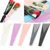 50pcs Cone Shape Single Rose Sleeves Single Rose Bouquet Packaging Bags Valentine's Day