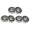 6Pcs 6201 Sealed Bearing High Carbon Steel Car Ball Bearing for Electric Motors Power Tools Vehicle