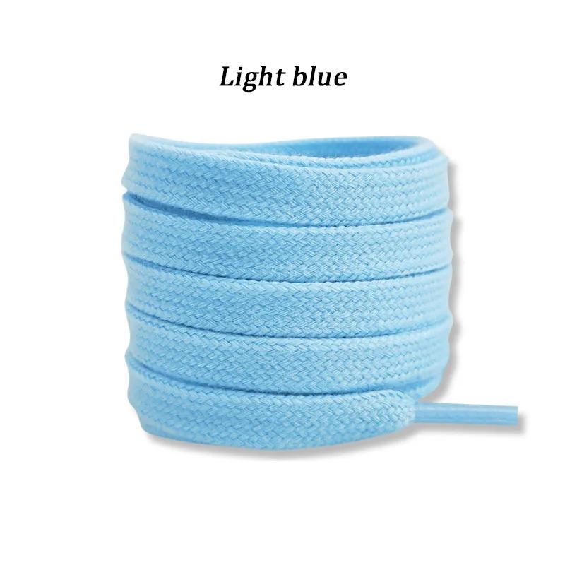 Новые плоские хлопковые шнурки для кроссовок AF1 AJ1 Шнурки для высоких парусиновых повседневных ботинок Без эластичности Шнурки Мужские Женские