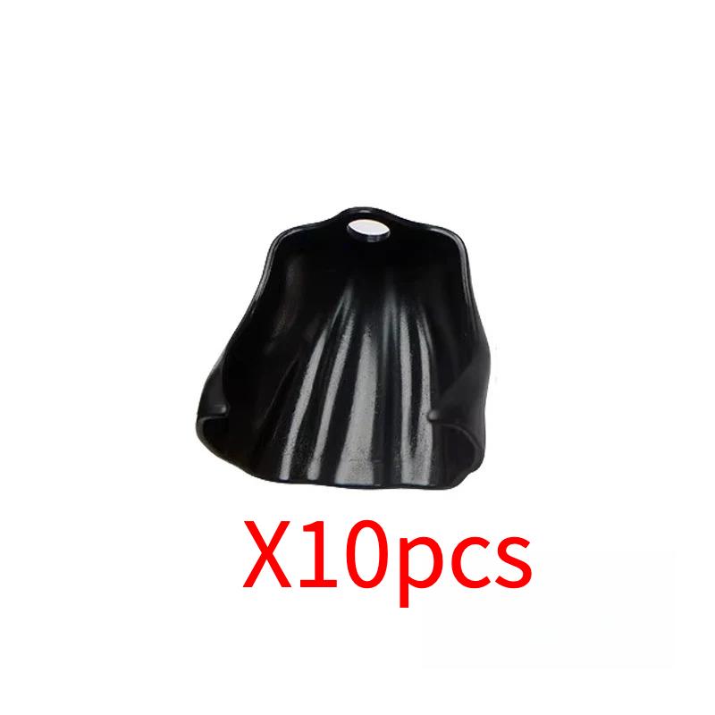 MOC Medieval Knights Building Blocks Solider Figures Accessories Wizard Farmer Craftsman Hat Cloak Mask Fire Spear Sword Bricks