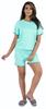 Inkmeso 2 Pcs Sleepwear Sets For Women Short Sleeve T Shirt & Shorts