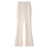 2024 Women's Gray High-Waist Wool Flared Pants – Autumn/Winter Slimming Style
