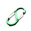 2 шт. S-образный карабин из алюминиевого сплава, клипса в форме восьмерки для улицы, для бутылки с водой, брелок, крючки для пешего туризма, рыболовные крючки