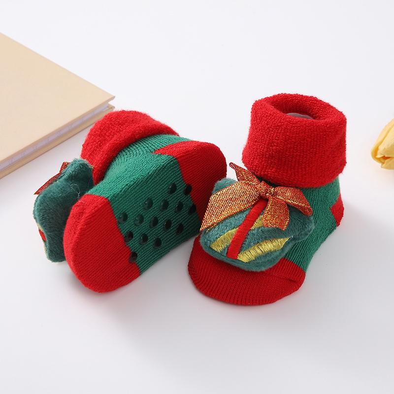Baby Socks Cute Plush Cartoon Decoration Non-skid Socks