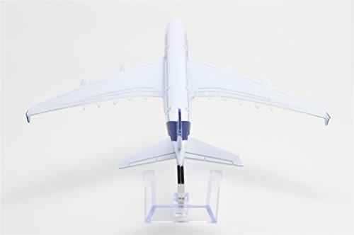 Династия Тан 1/400 16см Airbus A380 Металлическая модель самолета Игрушка